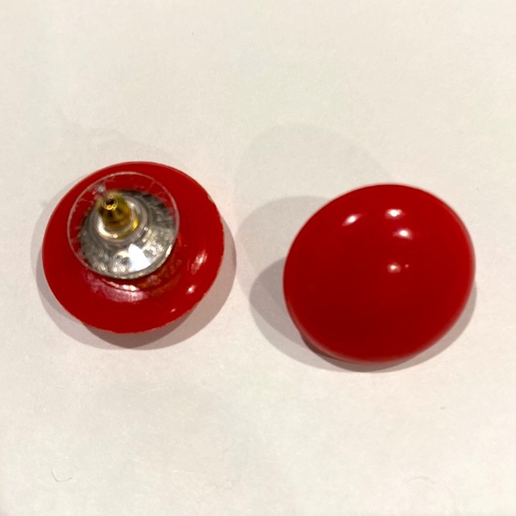 LOT OF 7 PAIR OF RETRO VINTAGE EARRINGS - Picture 9 of 10